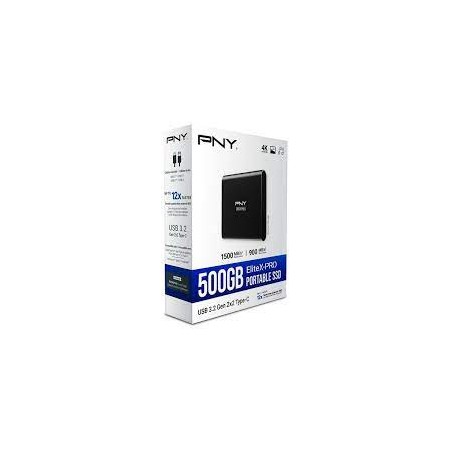 PNY X-PRO - SSD - 500 GB - esterno (portatile) - USB 3.2 Gen 2x2