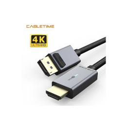 Cavo DisplayPort a HDMI 4K/30Hz 1.8m Mach Power | ITA-PC