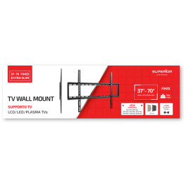 Staffa TV Superior 37"-70" Fixed Extra Slim 35Kg | ITA-PC