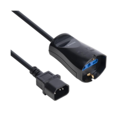 Cavo Alimentazione IEC C14 a Bipasso/Schuko Vultech