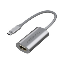 Adattatore Mediacom USB-C a HDMI 4K 60Hz Alluminio MD-C306