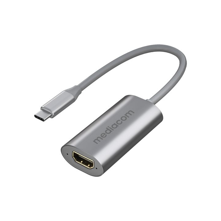 Adattatore Mediacom USB-C a HDMI 4K 60Hz Alluminio MD-C306