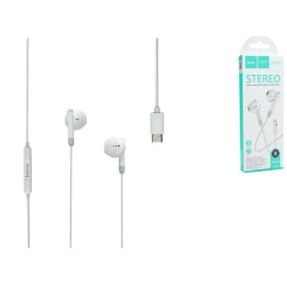 Auricolari con Microfono Hoco M93 USB-C Bianchi