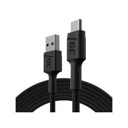 Caricatore USB-C Cavo Green Cell GC PowerStream USB-A - USB-C 200 cm ricarica rapida Ultra Charge, QC 3.0