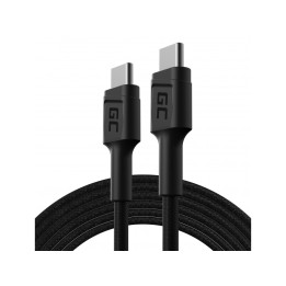 Cavo Green Cell GC PowerStream USB-C - USB-C 200 cm con Power Delivery (60 W), 480 Mbps, Ultra Charge, QC 3.0