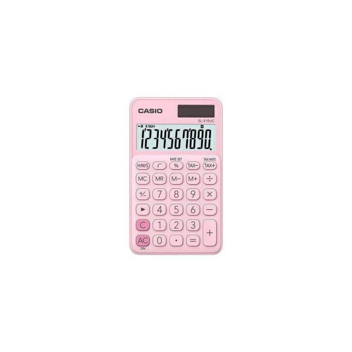 Casio - Calcolatrice  Tascabile 10 Cifre Rosa