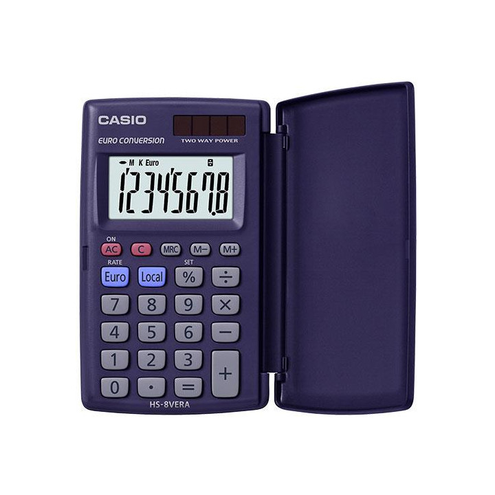 Casio - Calcolatrice Tascabile 8 Cifre con Display Largo