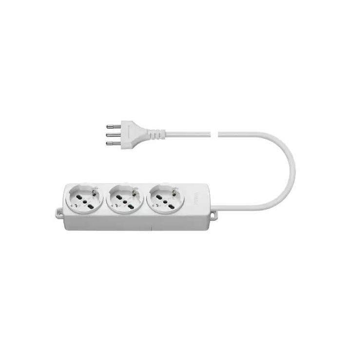 Vimar - Presa Multipla 3 UNIVERSALE+Cavo Bianco