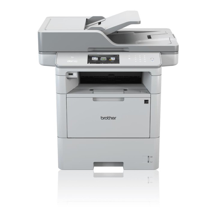 Brother Multifunzione Laser MFC-L6710DW A4 50ppm 512MB 520FF DADF Single Pass 70FF Duplex Fax LAN USB2.0 WiFi LCD 12,7cm