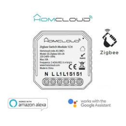 Homcloud - Modulo interruttore 1CH Zigbee da incasso Homcloud