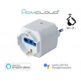 Homcloud - Presa intelligente Wi-Fi 16A italiana bipasso-schuko Homcloud