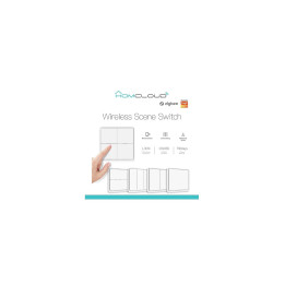 Homcloud - Pulsante a muro senza fili intelligente 3CH