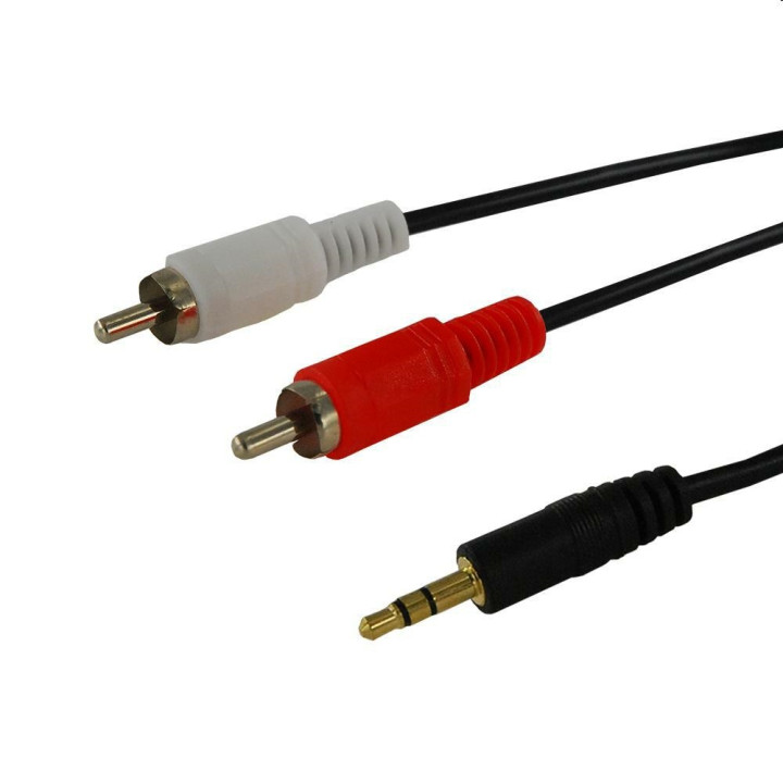 Xtreme - Cavo Audio Stereo Jack 3.5/2RCA maschio/maschio 1.5 m
